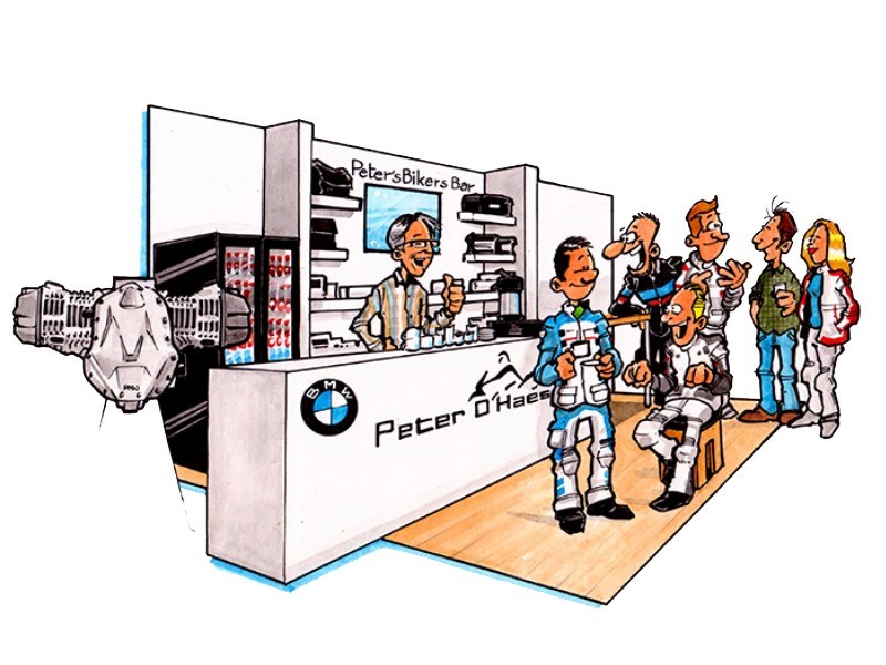 Peter's Bikers Bar Gent is open 