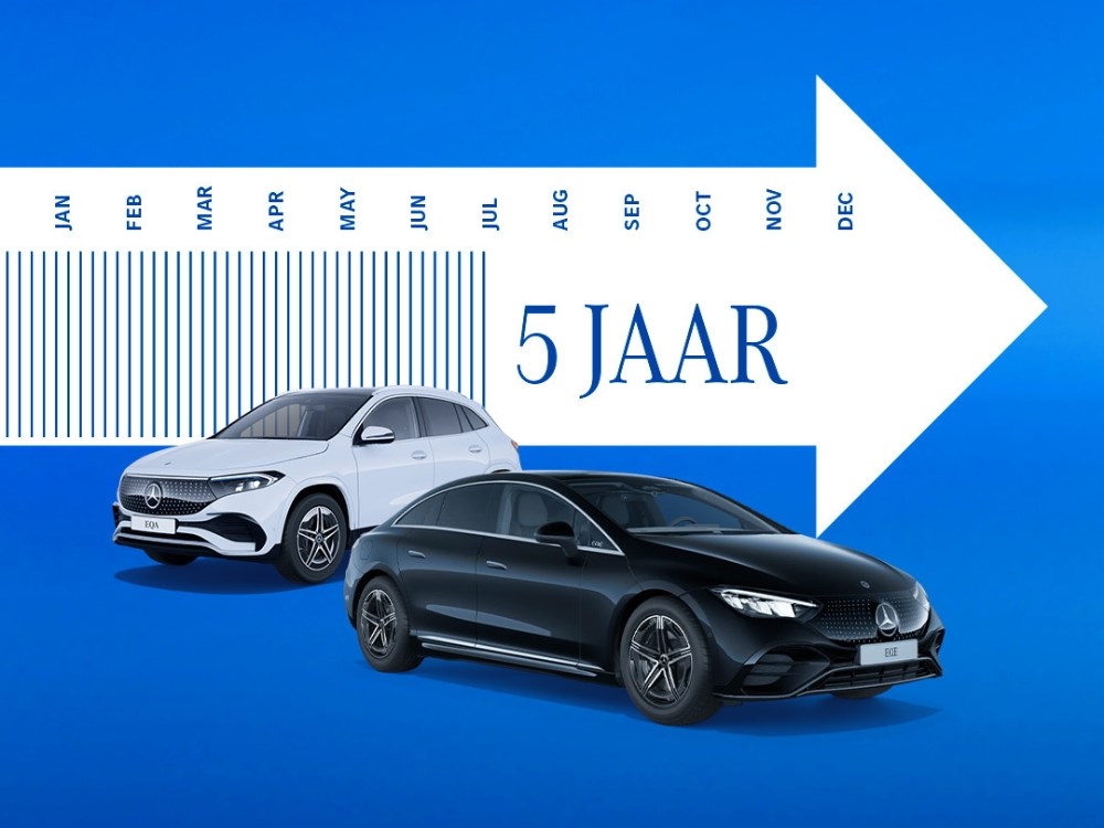 Tijdelijk 5 in plaats van 2 jaar garantie op onze elektrische Certified modellen.