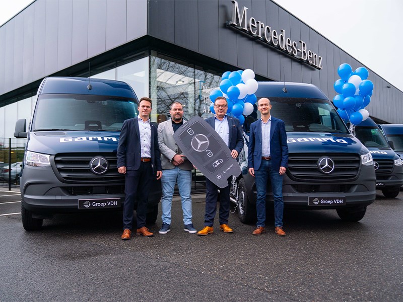 Mercedes-Benz Groep VDH gaat zo’n 80 nieuwe elektrische eSprinters leveren aan Gamma