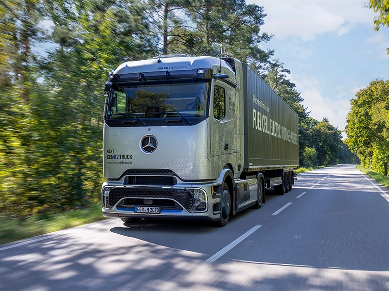 Daimler Truck presenteert NextGenH2 Truck