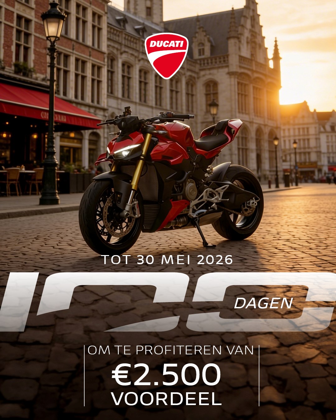 100 jaar Ducati, 100 dagen voordeel