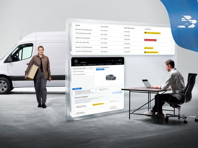 Ontdek Mercedes-Benz Van Uptime Monitor.