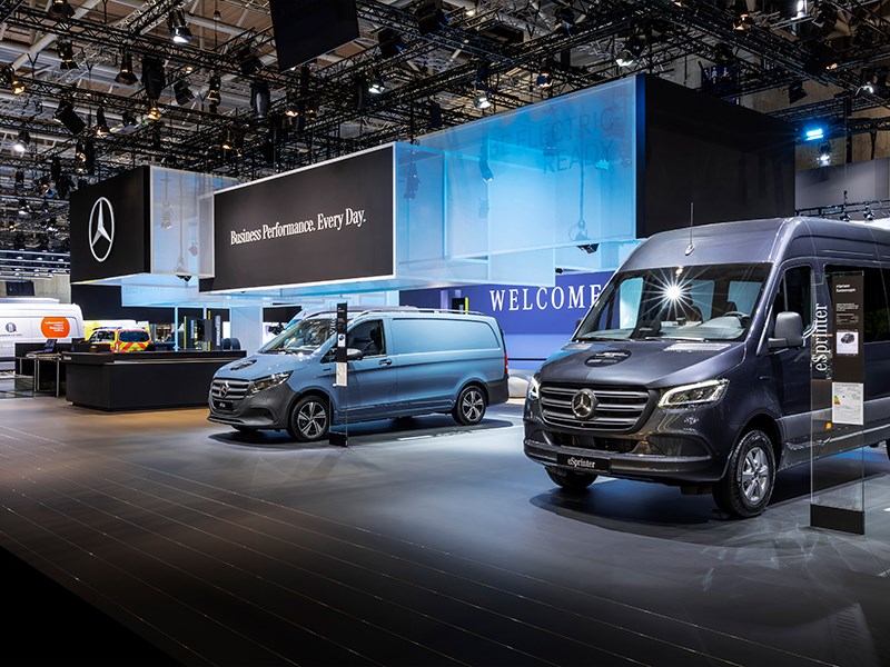 Mercedes-Benz Vans geeft tijdens IAA voorproefje van de toekomst van de bedrijfswagen